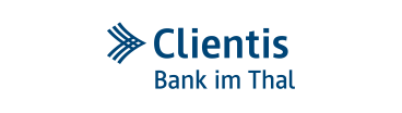 Logo Clientis Bank im Thal
